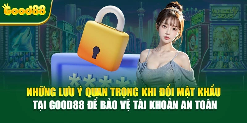 Những lưu ý quan trọng khi đổi mật khẩu tại Good88 để bảo vệ tài khoản an toàn